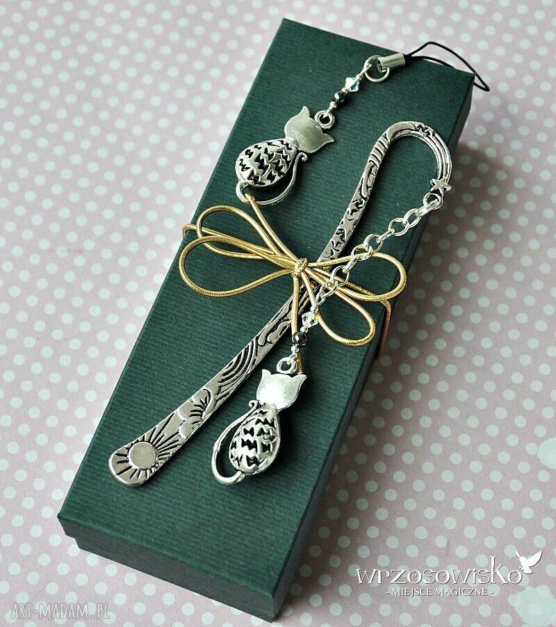 REZERWACJA Zestaw prezentowy koty handmade