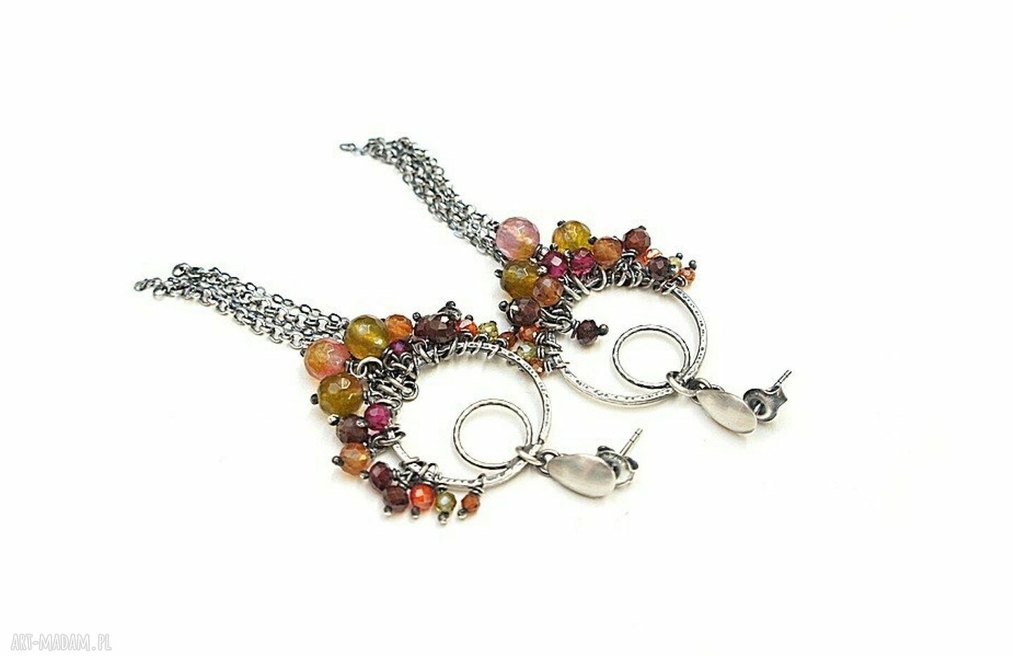 kolczyki: Ring /autumn/ kolczyki autorskie