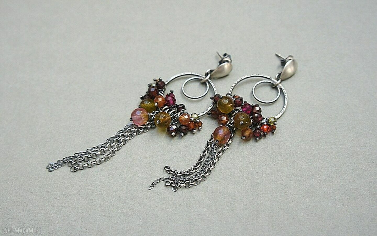 kolczyki: Ring /autumn/ kolczyki autorskie