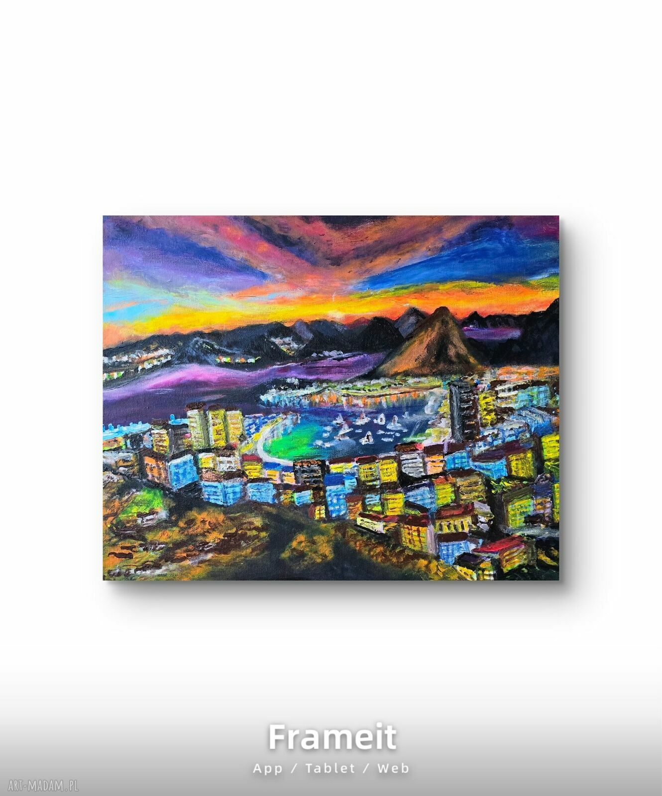 Rio de Janerio - obraz akrylowy Brazylia 50x40 cm