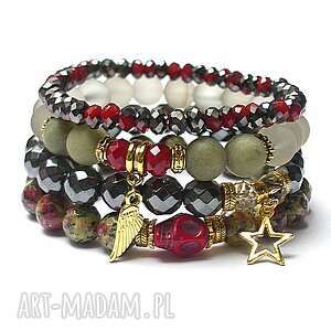 rock star 11-2024 set - zielone bransoletki