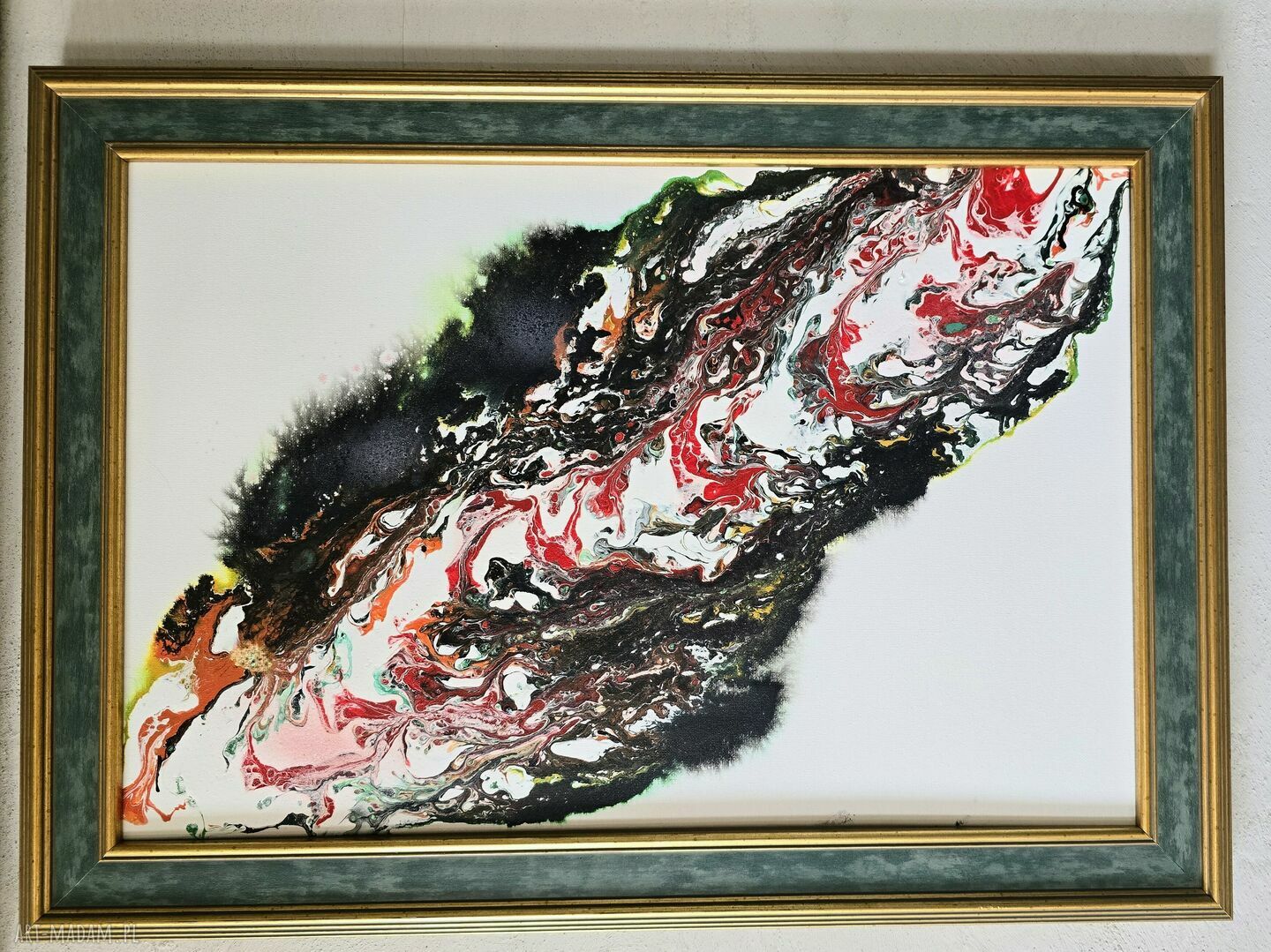 Rollercoaster - obraz akrylowy ręcznie malowany 60x40 cm (Ewa Mościszko)