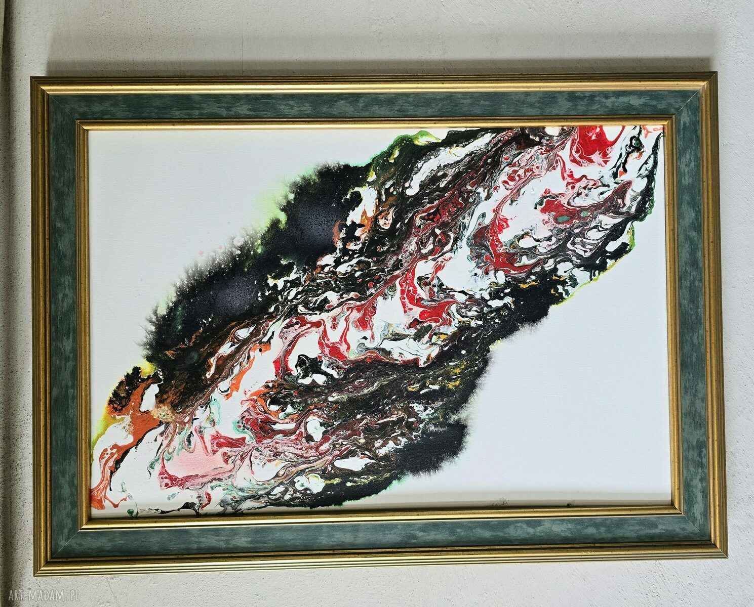 Rollercoaster - obraz akrylowy ręcznie malowany 60x40 cm (Ewa Mościszko)