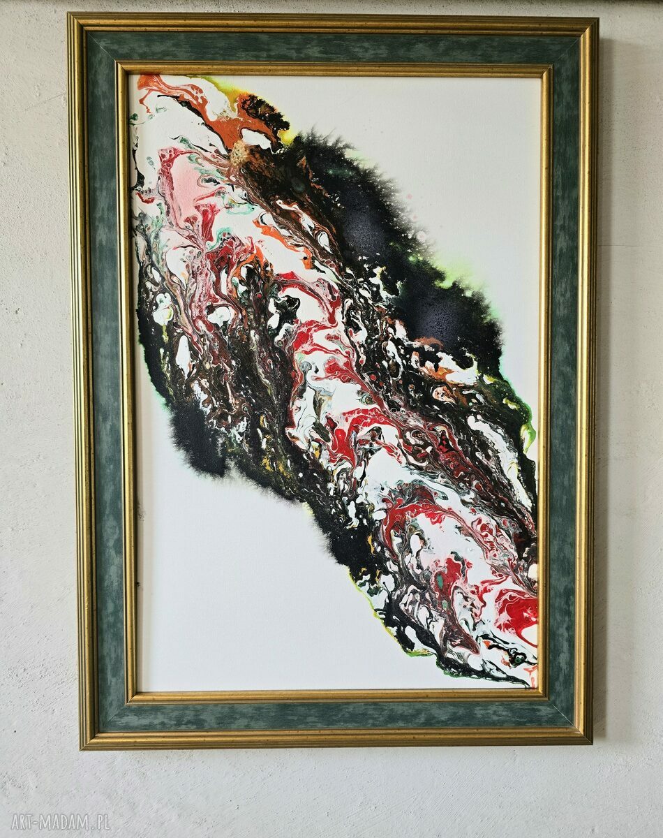 Rollercoaster - obraz akrylowy ręcznie malowany 60x40 cm (Ewa Mościszko)
