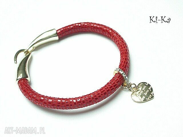 STRAP RED HEART /27.04.15/ HandMade