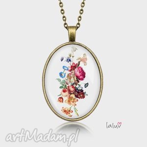 laluv medalion owalny retro flowers