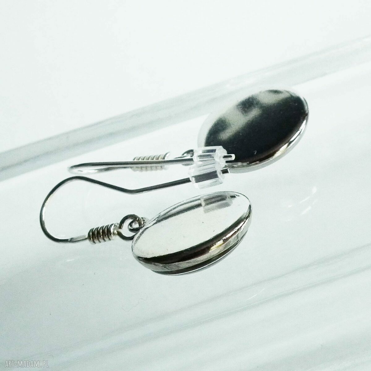 Romantyczne kolczyki z serduszkami - bigle ze srebra 925