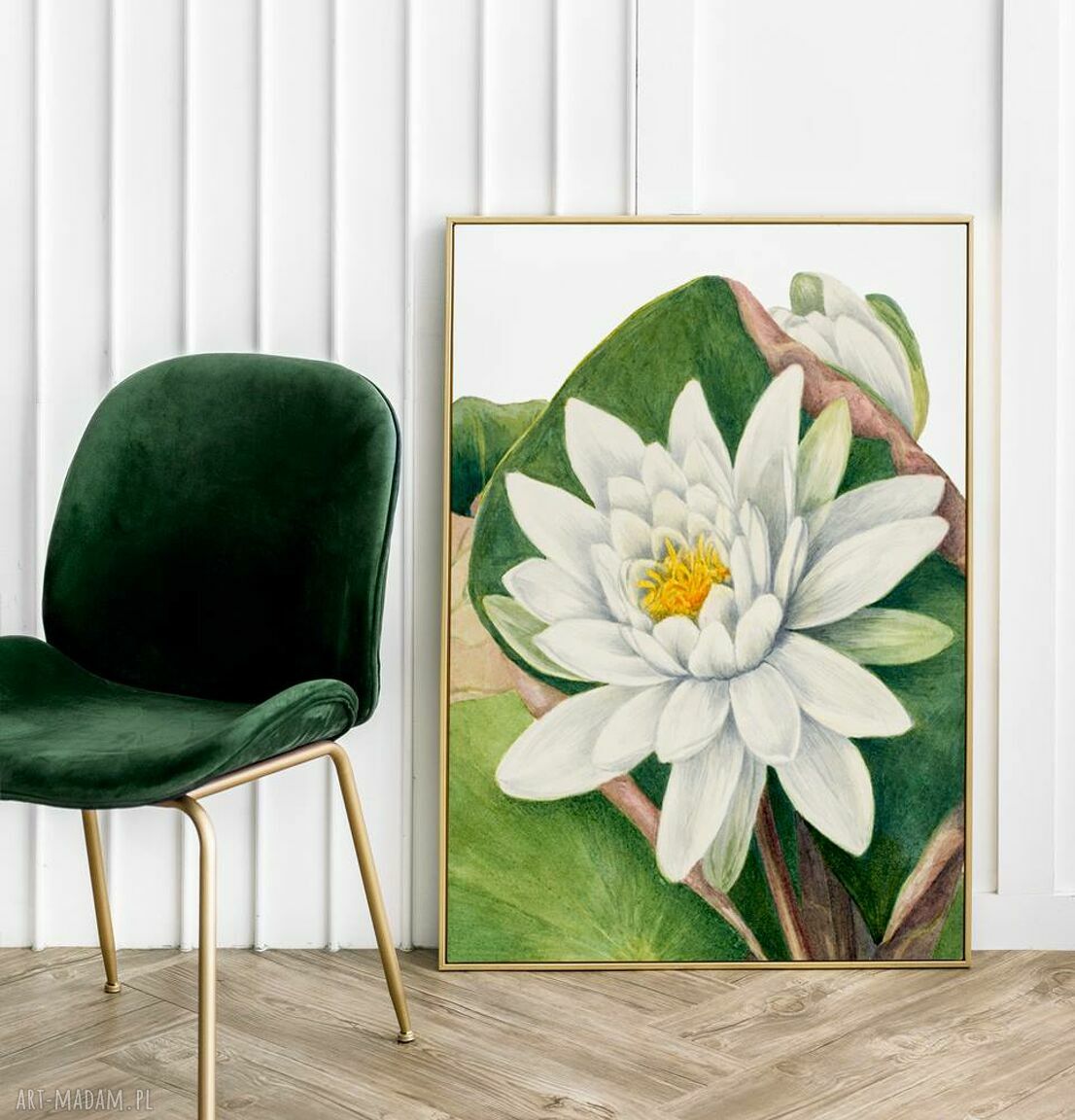 Roślinny kadr - plakat 30x40 cm z botanicznymi kwiatami
