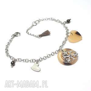 alloys collection animal heart-bransoletka