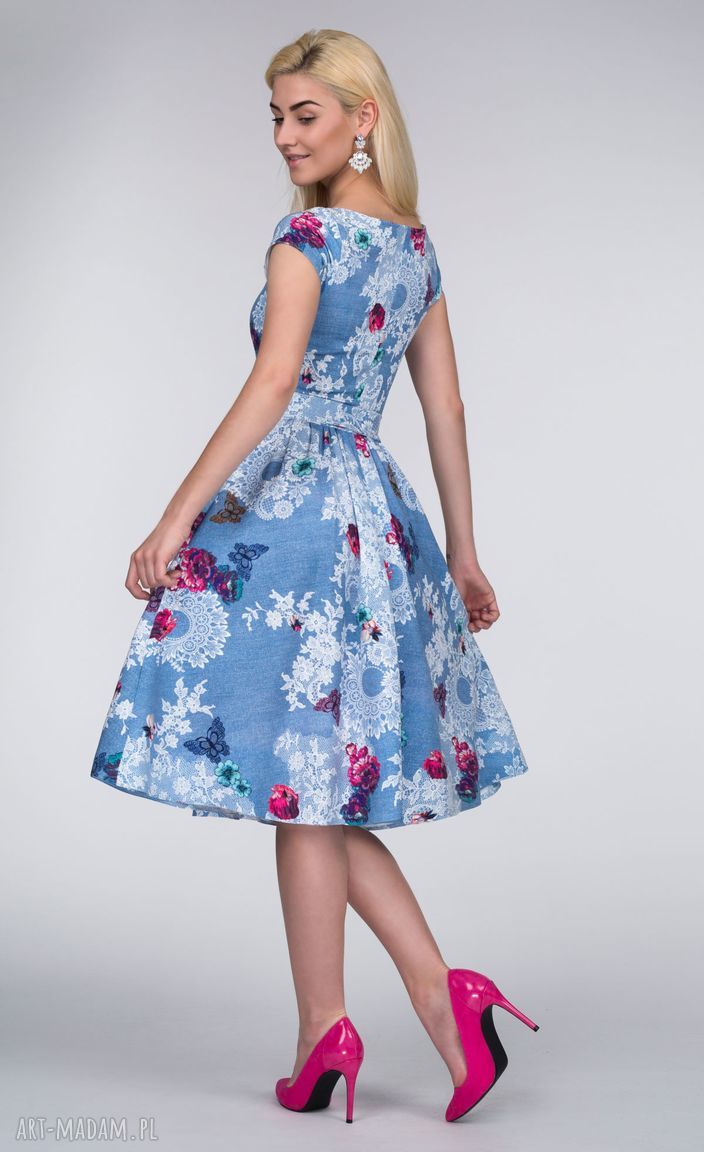 Sukienka MARIE Midi Bonita handmade