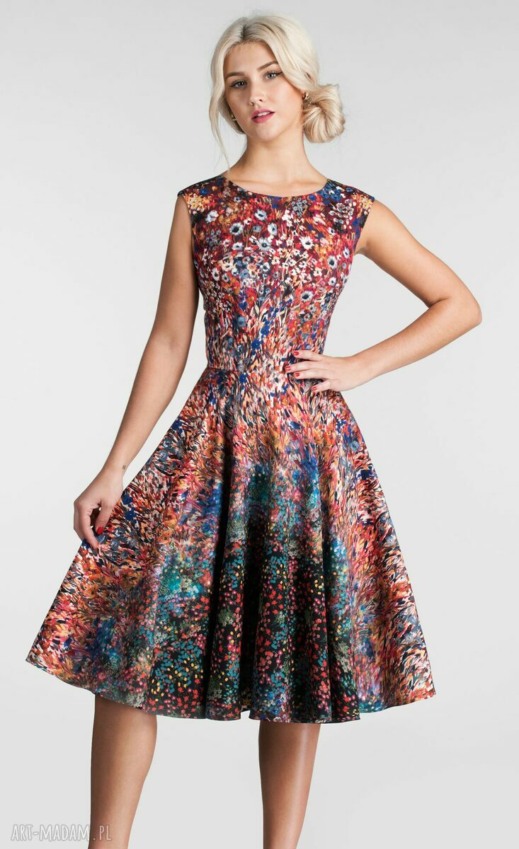 Sukienka SCARLETT Midi Celestia handmade