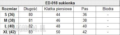 Rozkloszowana sukienka w stylu hiszpanki granatowa 018