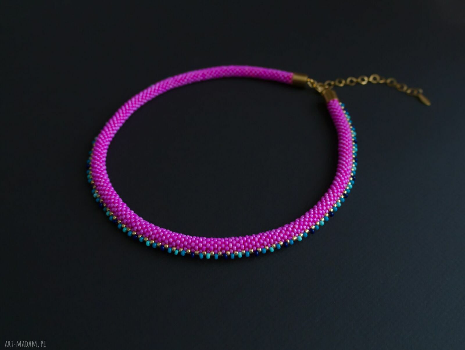 Ręcznie robiony naszyjnik damski handmade