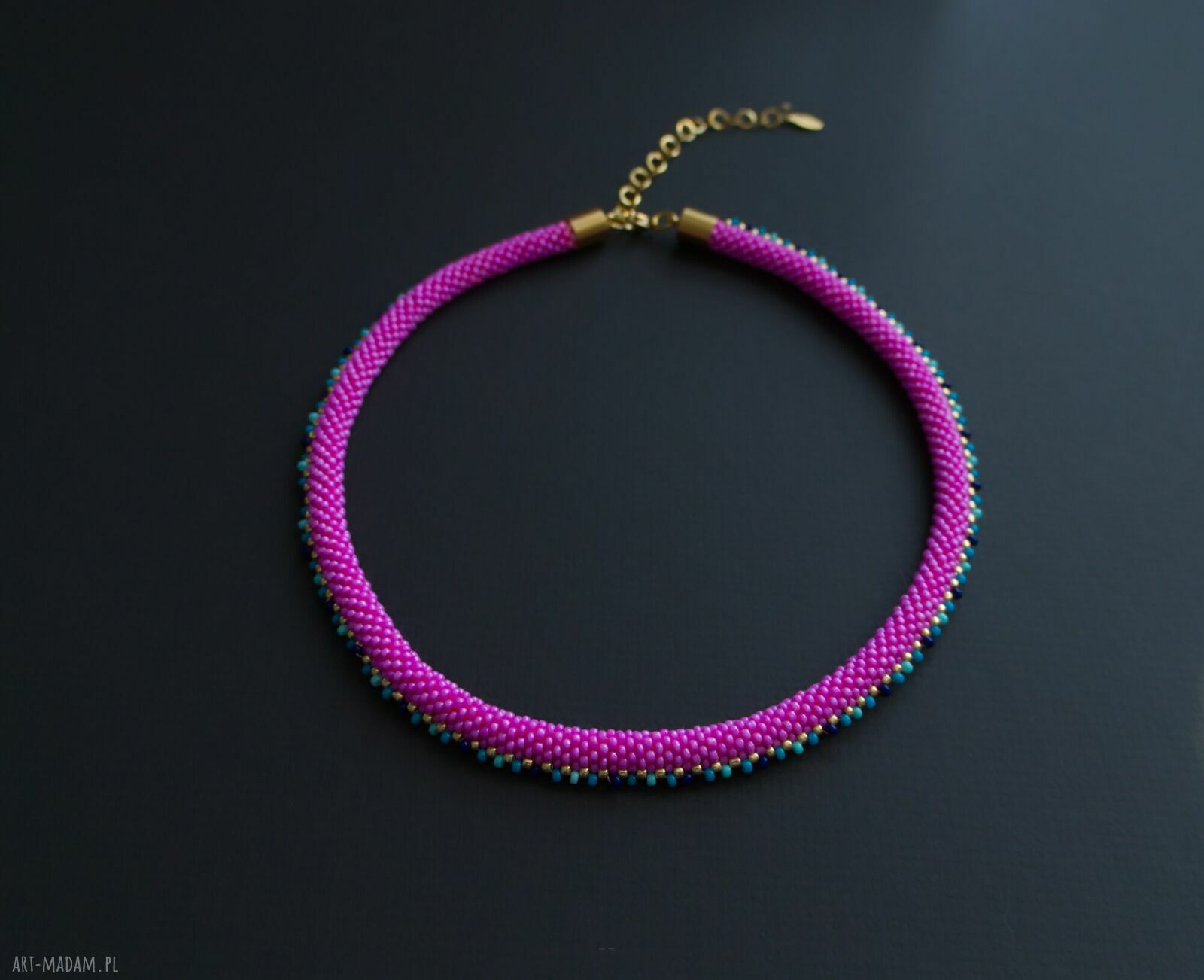 Ręcznie robiony naszyjnik damski handmade