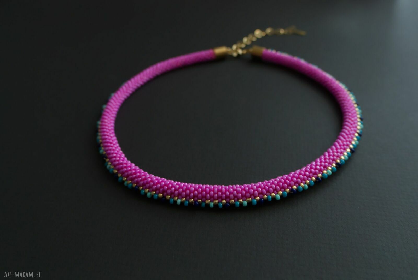 Ręcznie robiony naszyjnik damski handmade