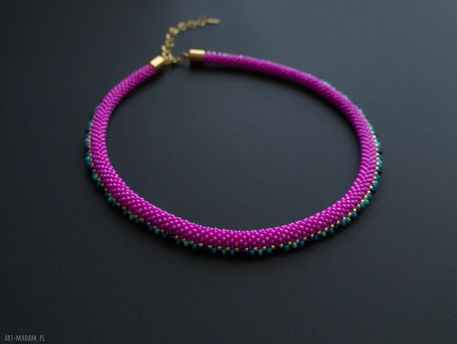 Ręcznie robiony naszyjnik damski handmade