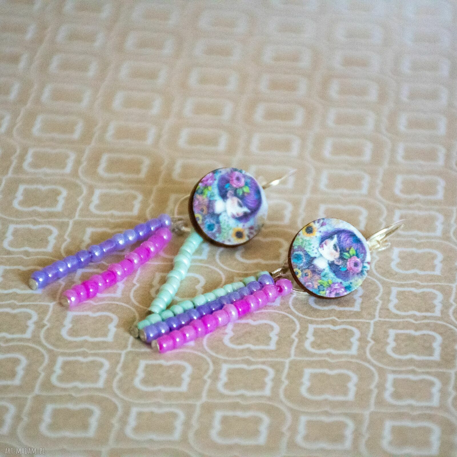 Kolczyki Rozważna czy romantyczna - boho handmade dla Ciebie