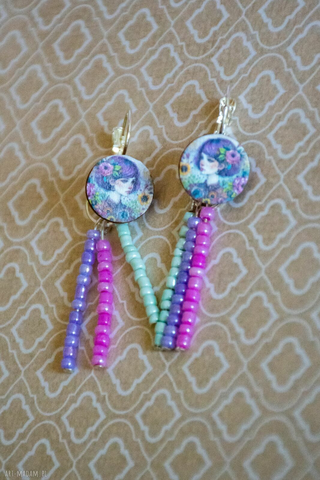 Kolczyki Rozważna czy romantyczna - boho handmade dla Ciebie