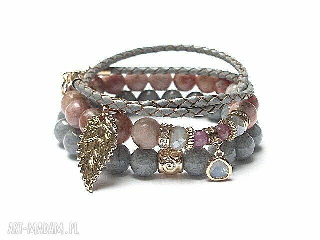grey and antique pink vol. 4 /29.04.15/ set Handmade