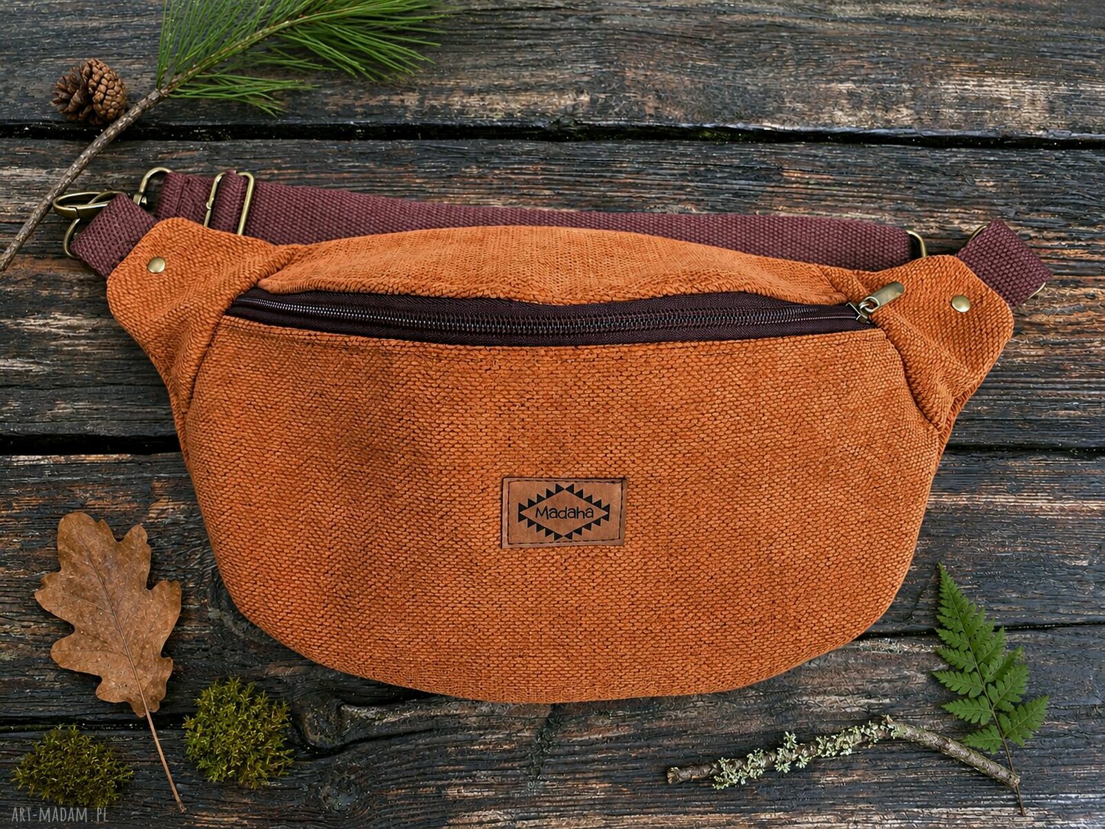 Ruda nerka-saszetka handmade - praktyczna i wyjątkowa na co dzień