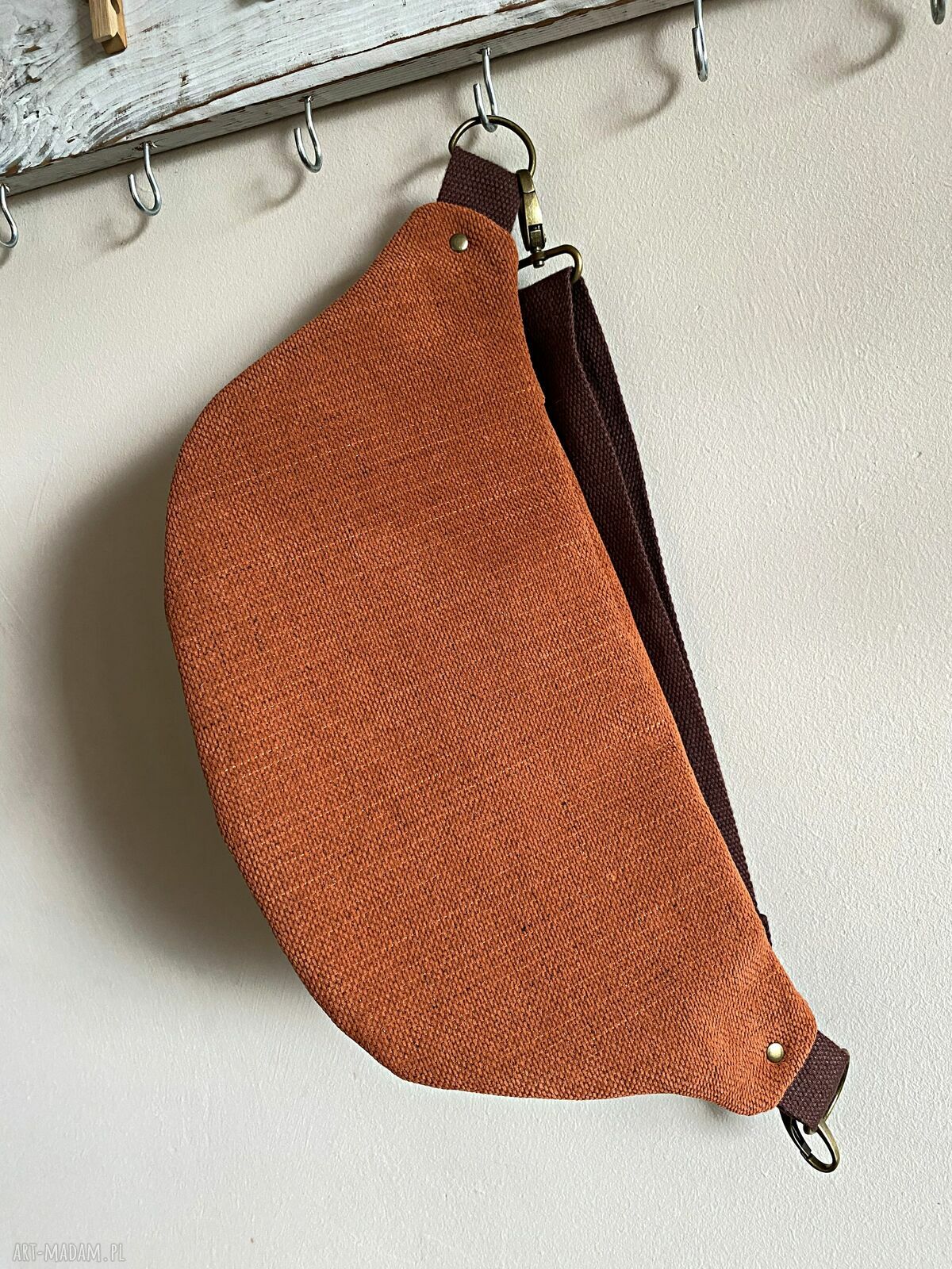 Ruda nerka-saszetka handmade - praktyczna i wyjątkowa na co dzień