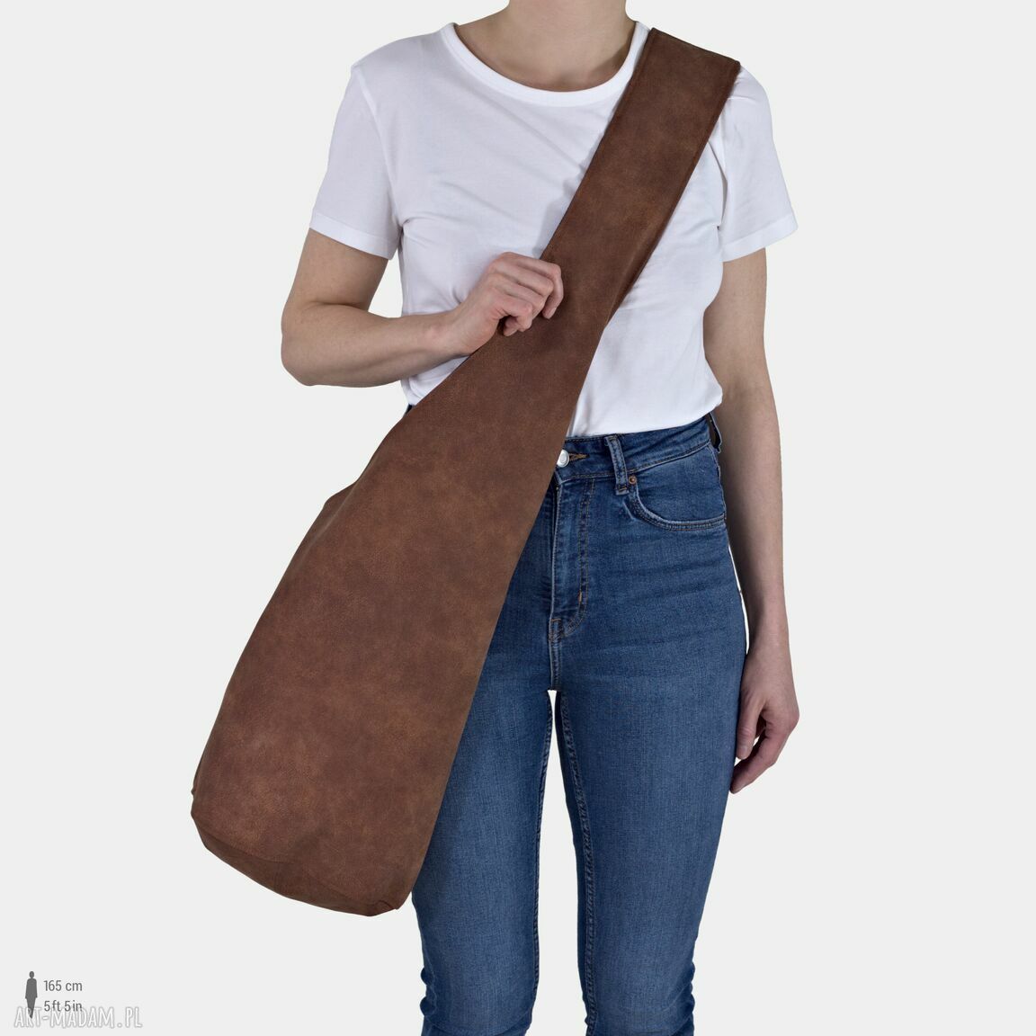 Ruda torba hobo boho Long Boogi Bag do noszenia przez ramię