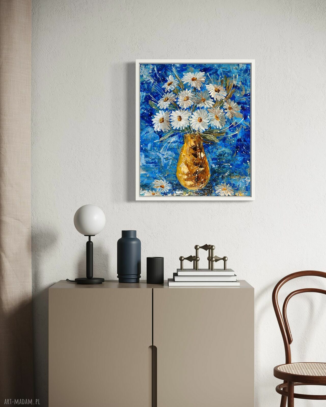 Rumianek - obraz giclee na płótnie
