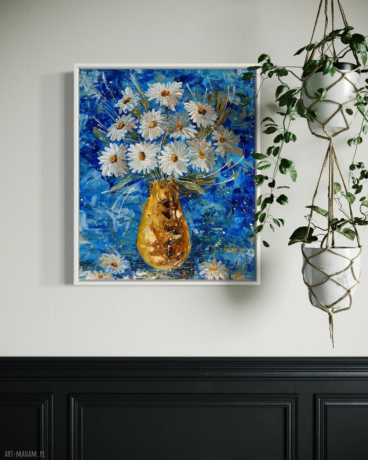 Rumianek - obraz giclee na płótnie