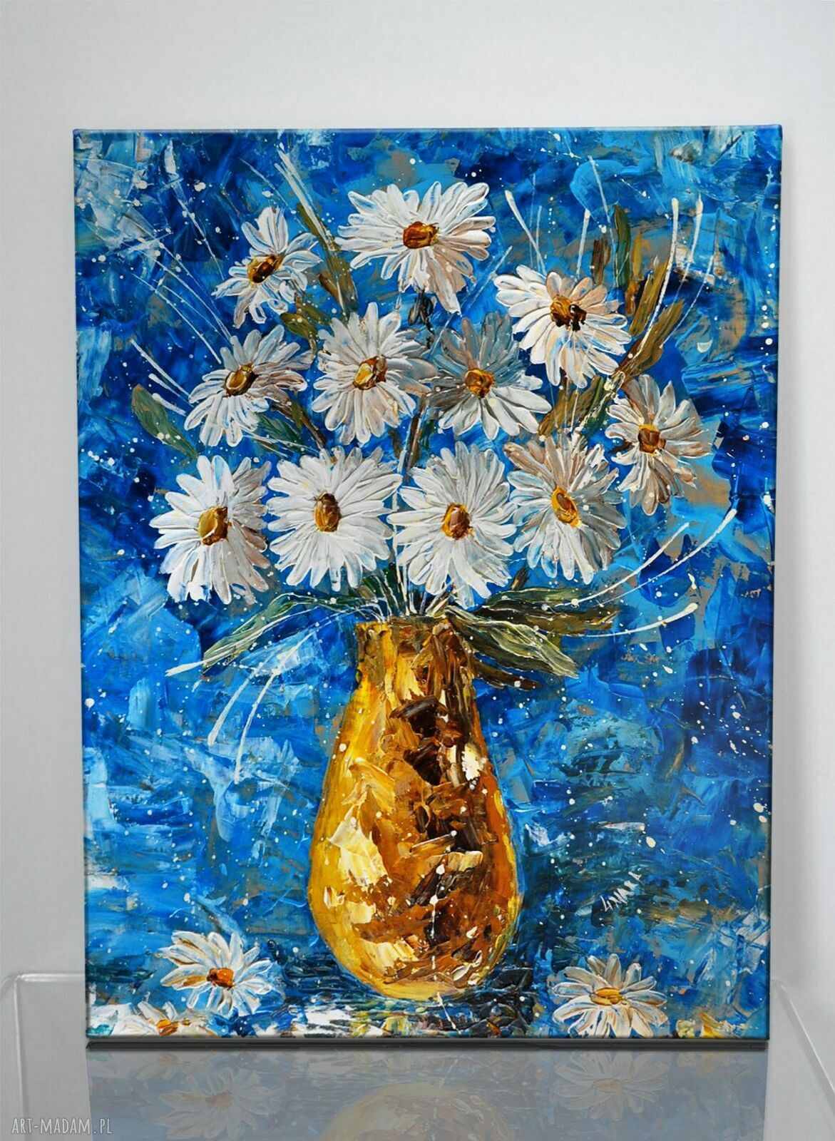 Rumianek - obraz giclee na płótnie