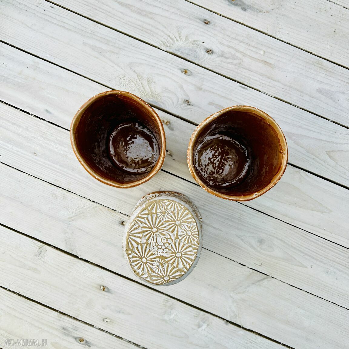 Rustykalny kubas w stokrotki