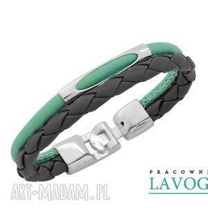 bracelet in mint and gray