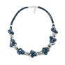 trendy bransoletki rzemień grapes bracelet - navy blue