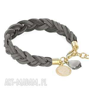 lavoga braid - grey & gold