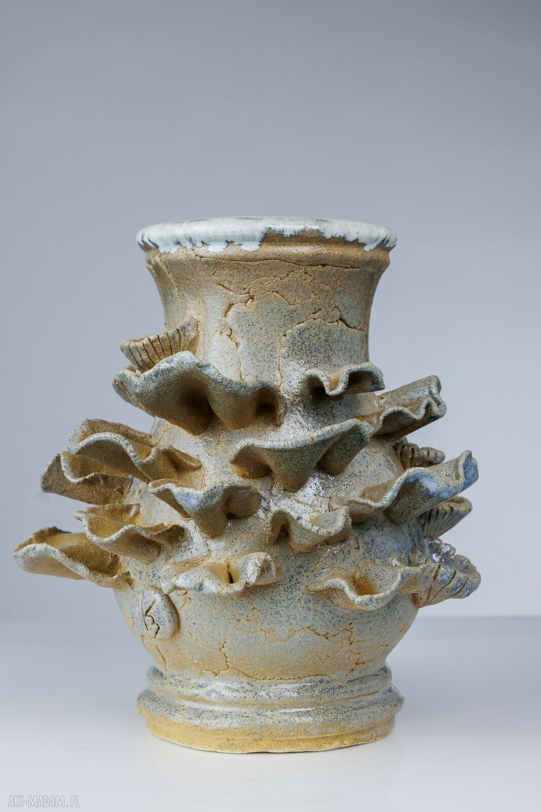 Rzeźba ceramiczna Symbioza form - handmade dekoracja