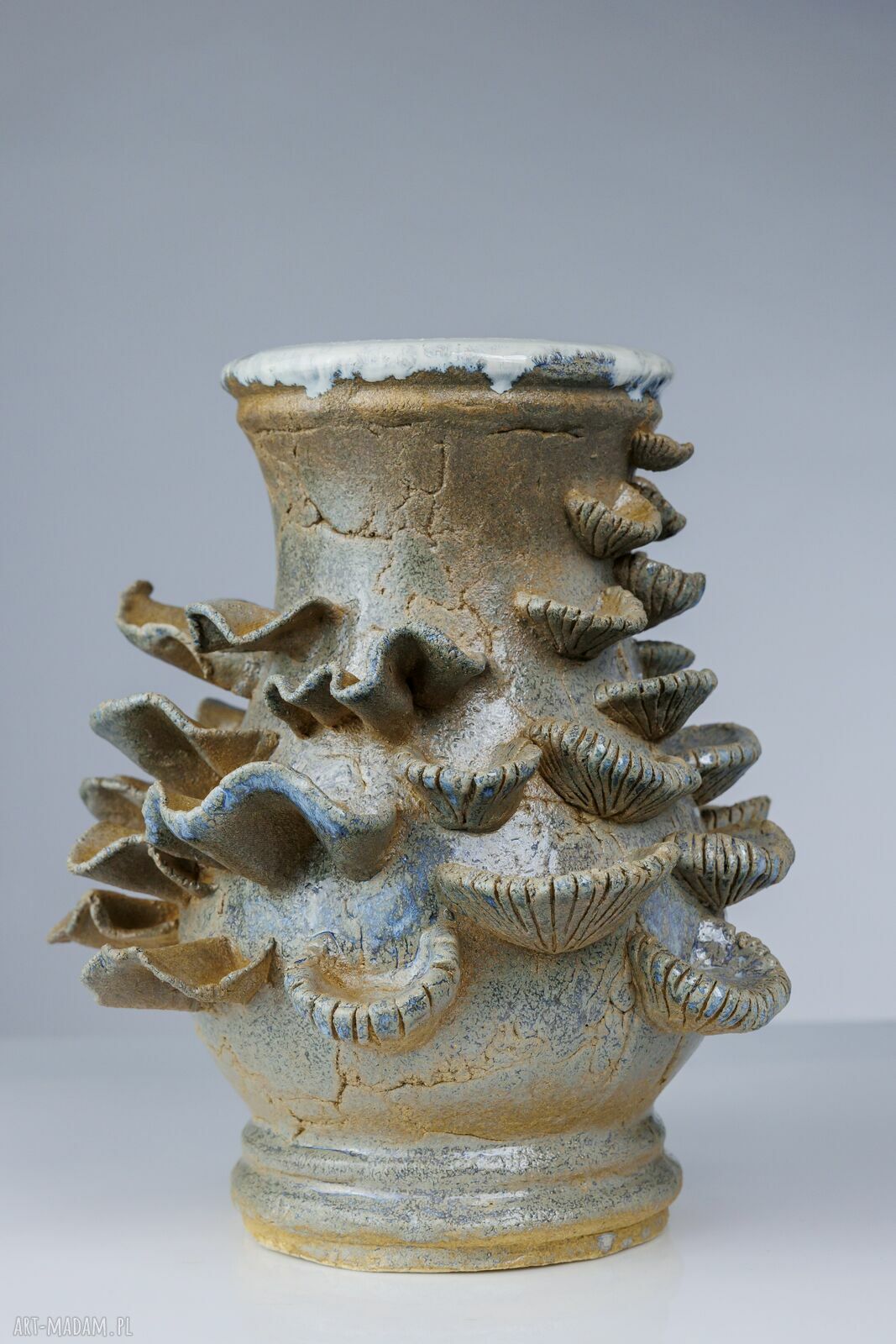 Rzeźba ceramiczna Symbioza form - handmade dekoracja