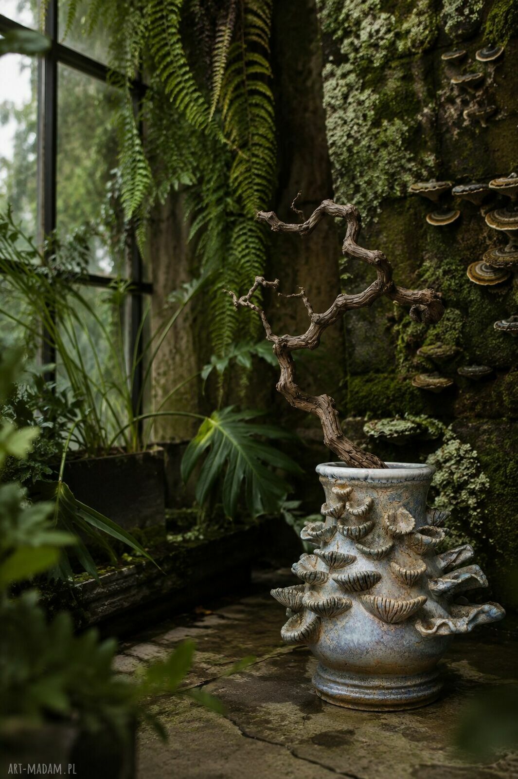 Rzeźba ceramiczna Symbioza form - handmade dekoracja