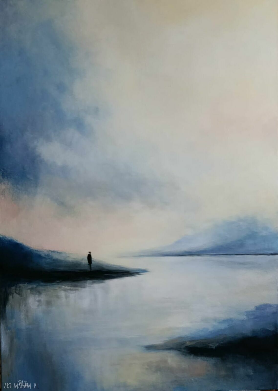 Samotność - obraz akrylowy na płótnie 70 x 50 cm