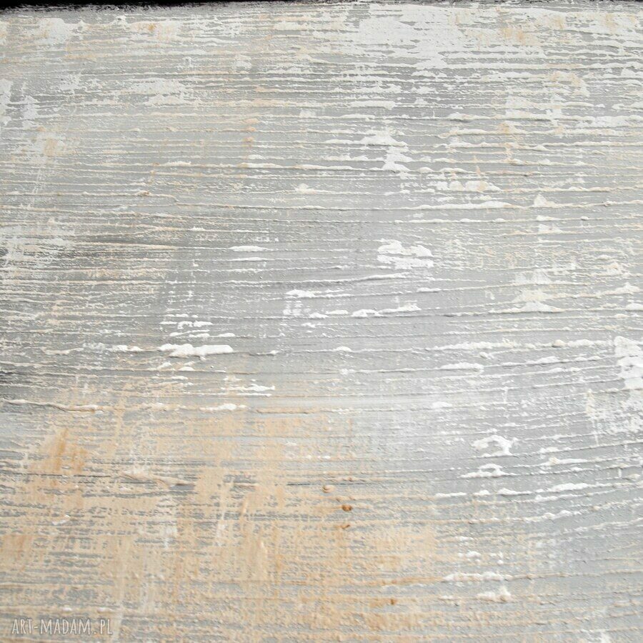 Sand dust - abstrakcja strukturalna: minimalistyczny obraz 70x100 ręcznie malowany