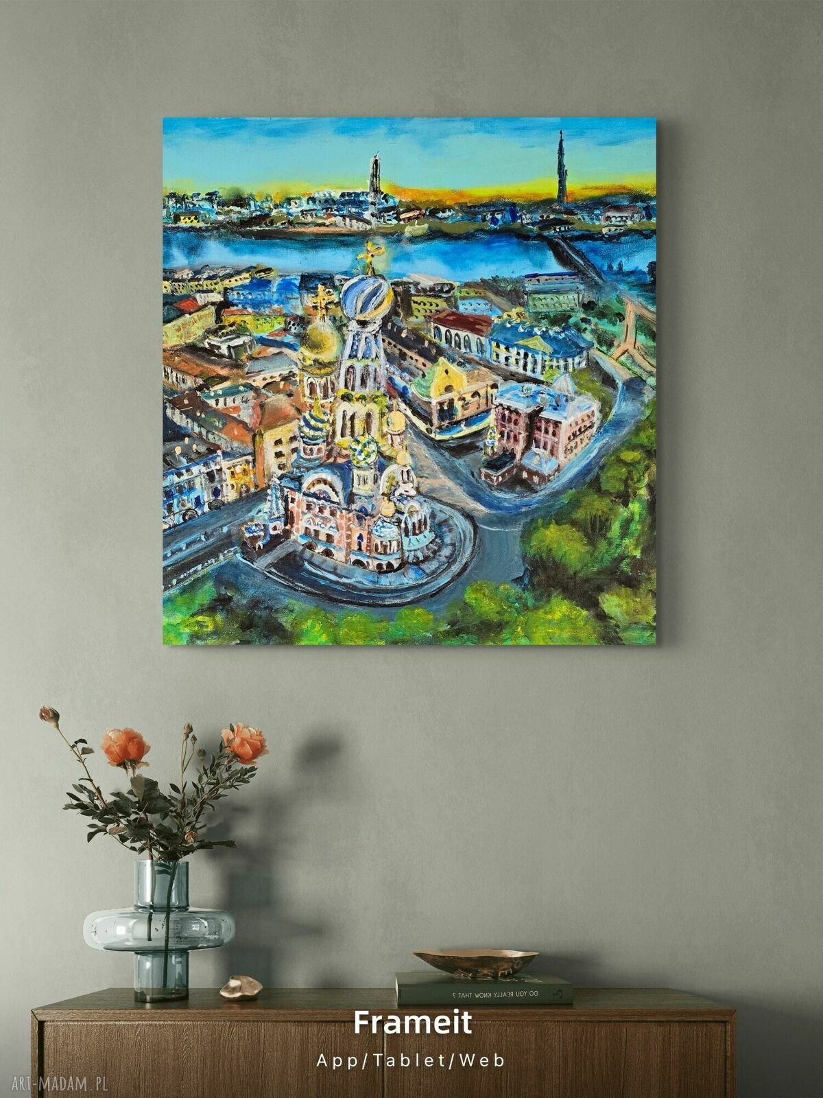 Sankt Petersburg - obraz akrylowy „Cerkiew na Krwi”, 50x60