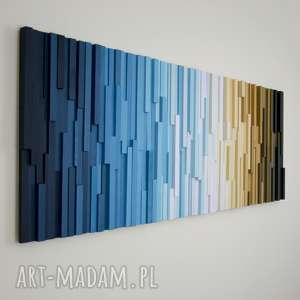 wood light factory mozaika 3d obraz drewniany rytm