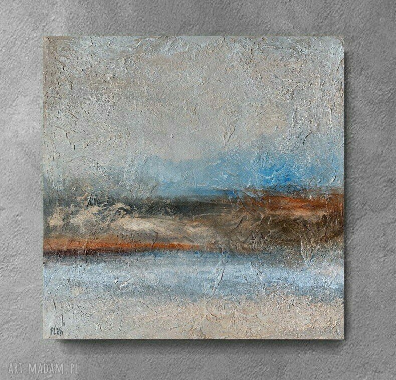 Ścieżki Wspomnień - obraz akrylowy 60x60 cm do salonu, kwadrat bez ramy