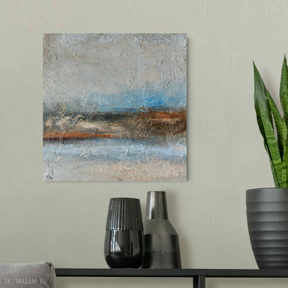 Ścieżki Wspomnień - obraz akrylowy 60x60 cm do salonu, kwadrat bez ramy