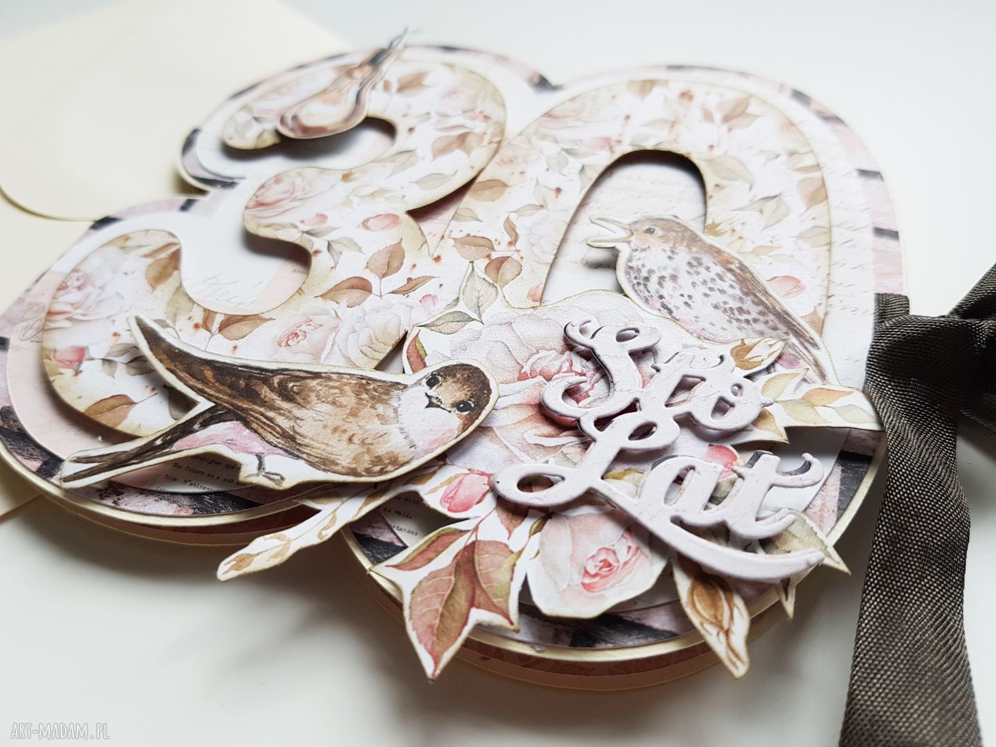 Scrapbooking - KARTKA - urodziny rocznica