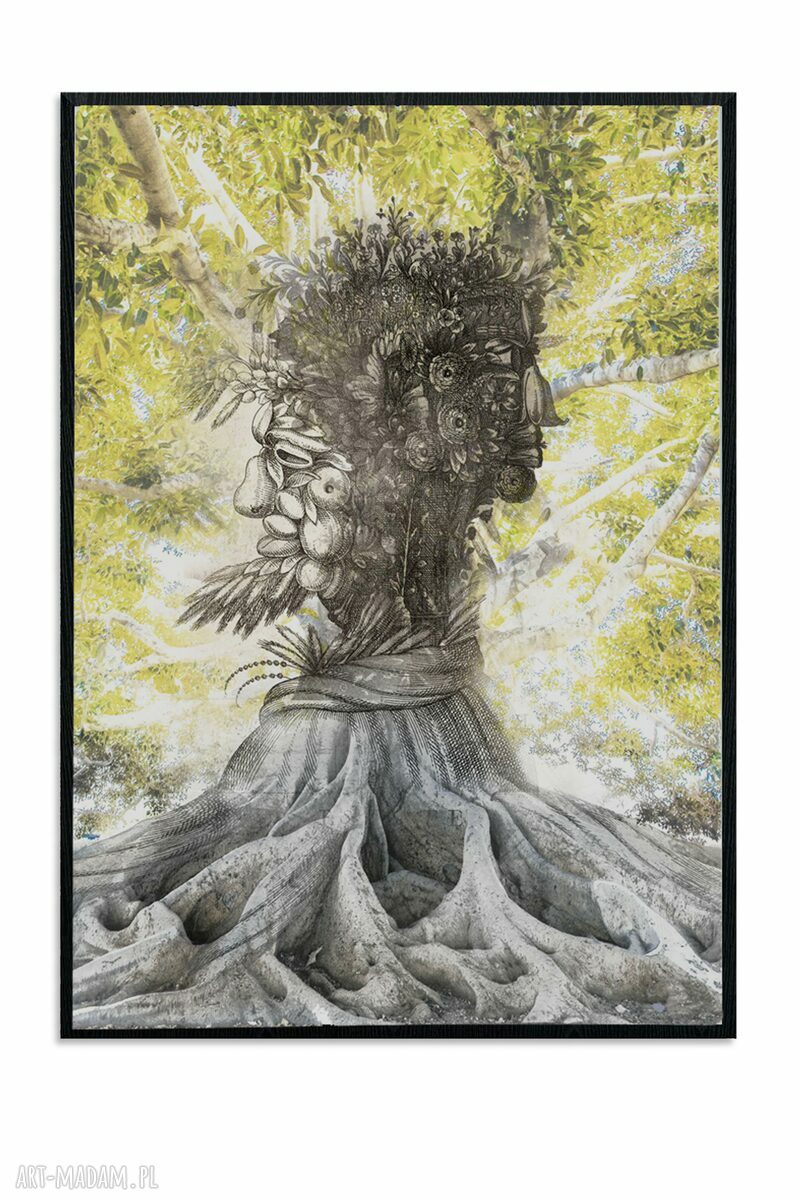 Grafika Seasons 50x70 cm - dekoracja ściany z motywem czterech pór roku