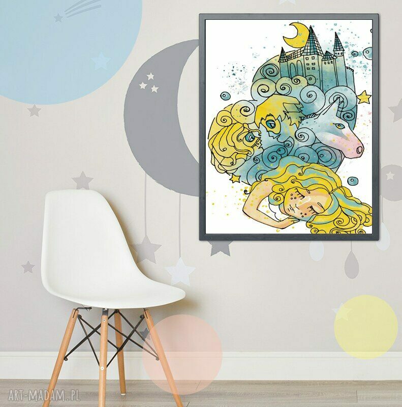 Sen Księżniczki - plakat 30x40 cm dla dziewczynki