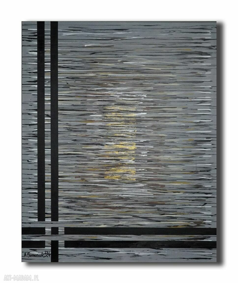 Senne fragmenty 12 - akryl na płótnie 100x80 cm