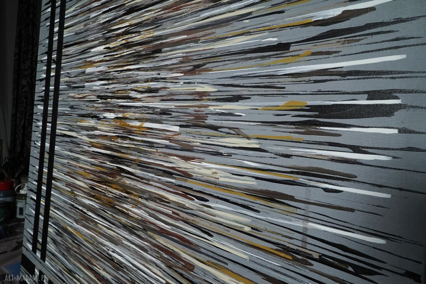 Senne fragmenty 12 - akryl na płótnie 100x80 cm