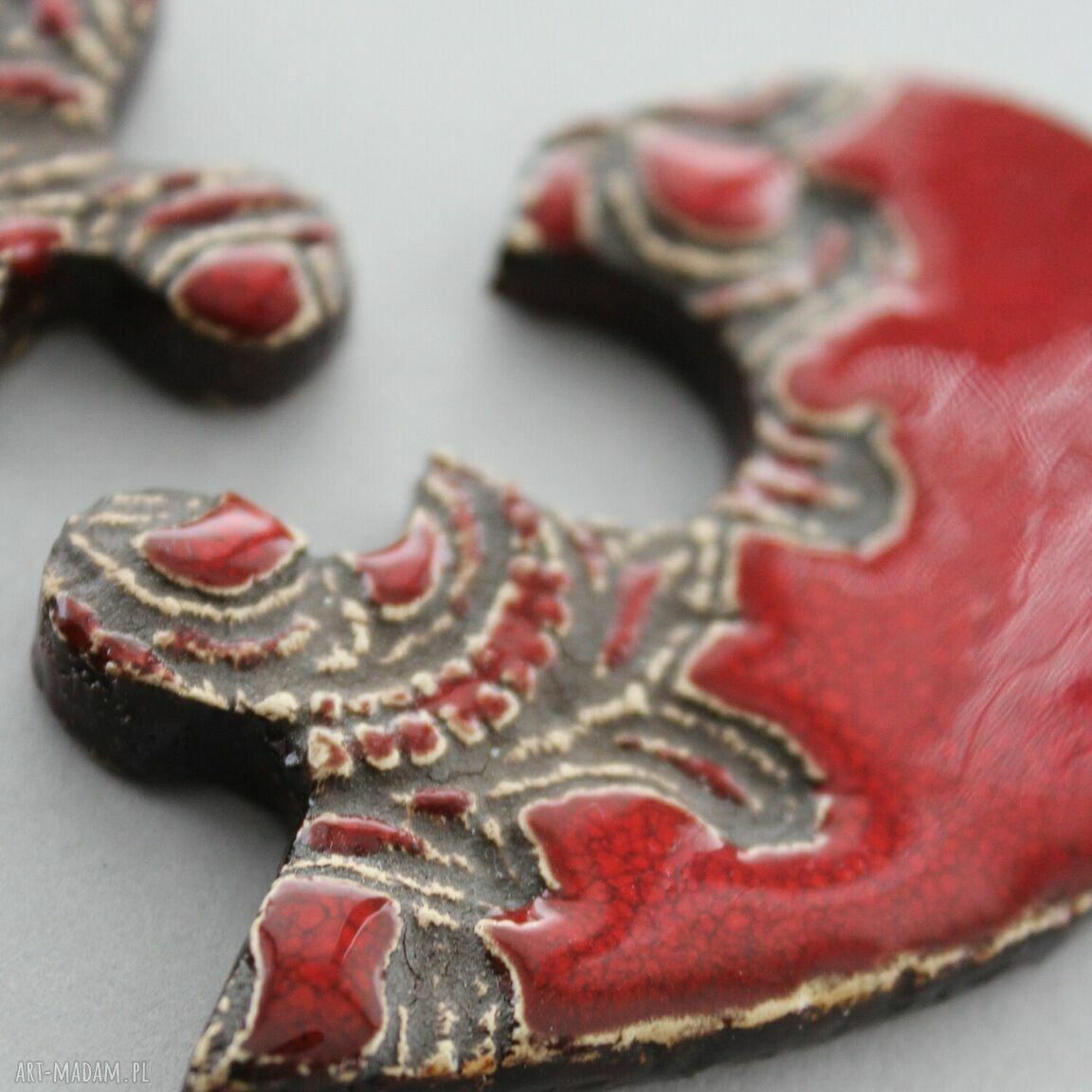 Serce Puzzle - ceramiczne magnesy na ślub i parapetówkę
