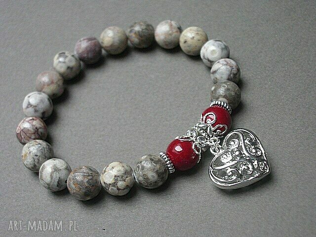 Taupe heart /17.12.15/ ręcznie robione
