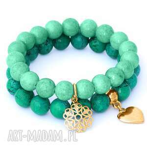 turquoise & patina jade set lavoga